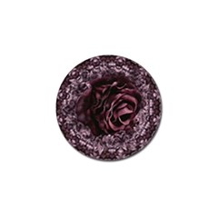 Rose Mandala Golf Ball Marker