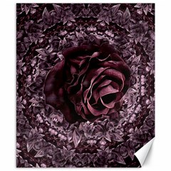 Rose Mandala Canvas 8  X 10  by MRNStudios