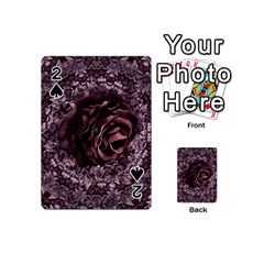 Rose Mandala Playing Cards 54 Designs (mini) by MRNStudios