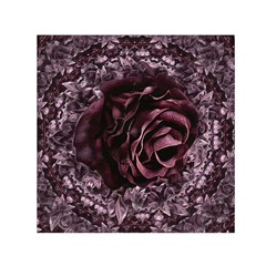 Rose Mandala Square Satin Scarf (30  x 30 )
