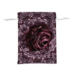 Rose Mandala Lightweight Drawstring Pouch (M) Back