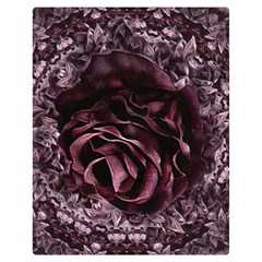 Rose Mandala Premium Plush Fleece Blanket (Medium)