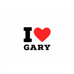 I Love Gary Premium Plush Fleece Blanket (medium) by ilovewhateva