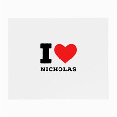 I Love Nicholas Small Glasses Cloth by ilovewhateva