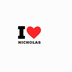 I Love Nicholas Large Garden Flag (two Sides) by ilovewhateva
