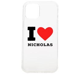 I Love Nicholas Iphone 12 Pro Max Tpu Uv Print Case by ilovewhateva