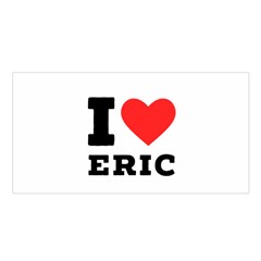 I Love Eric Satin Shawl 45  X 80  by ilovewhateva