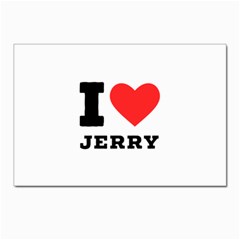 I Love Jerry Postcard 4 x 6  (pkg Of 10) by ilovewhateva