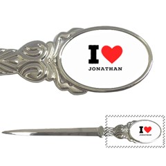 I Love Jonathan Letter Opener by ilovewhateva