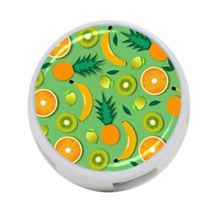 Fruit Tropical Pattern Design Art 4-port Usb Hub (two Sides) by danenraven