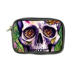 Gothic Sugar Skull Coin Purse Front