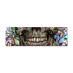 Retro Floral Skull Sticker Bumper (10 Pack) by GardenOfOphir