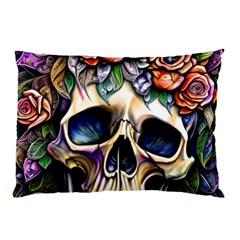 Skull Dead Pillow Case by GardenOfOphir