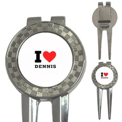 I Love Dennis 3-in-1 Golf Divots by ilovewhateva