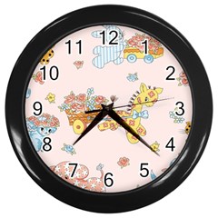 Mohanad Fa Wall Clock (black) by mohanadfa