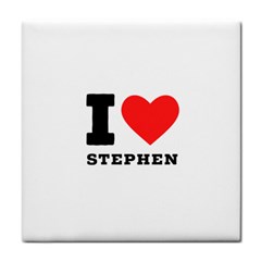 I Love Stephen Tile Coaster by ilovewhateva