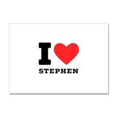 I Love Stephen Sticker A4 (100 Pack) by ilovewhateva