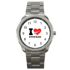 I Love Stephen Sport Metal Watch by ilovewhateva