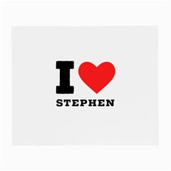I Love Stephen Small Glasses Cloth (2 Sides) by ilovewhateva
