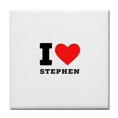 I Love Stephen Face Towel by ilovewhateva