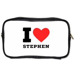I Love Stephen Toiletries Bag (two Sides) by ilovewhateva