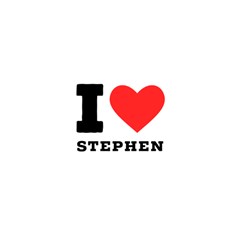 I Love Stephen Shower Curtain 48  X 72  (small)  by ilovewhateva