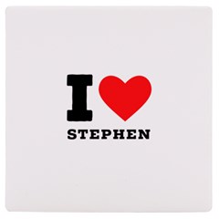 I Love Stephen Uv Print Square Tile Coaster  by ilovewhateva