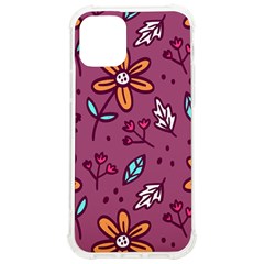 Flowers Petals Leaves Foliage Iphone 12/12 Pro Tpu Uv Print Case by Ravend