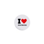 I love Patrick  1  Mini Buttons Front