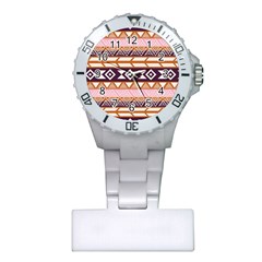 Print Pattern Design Vintage Plastic Nurses Watch