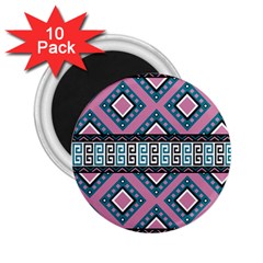 Pink Pattern Design Vintage 2 25  Magnets (10 Pack) 