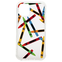 Crayons Color Pencils Stationary Iphone 12 Mini Tpu Uv Print Case	 by Ravend