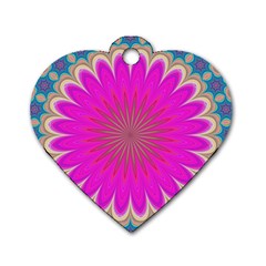 Wallpaper Decoration Generated Dog Tag Heart (two Sides) by Ravend