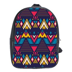 Pattern Colorful Aztec School Bag (xl) by Ravend