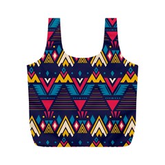 Pattern Colorful Aztec Full Print Recycle Bag (m)