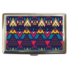 Pattern Colorful Aztec Cigarette Money Case