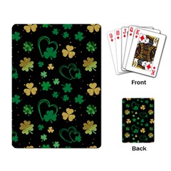 Clovers Flowers Clover Pat Playing Cards Single Design (Rectangle)