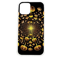 Mushroom Fungus Gold Psychedelic Iphone 12 Pro Max Tpu Uv Print Case by Ravend