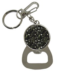 Plants Floral Art Pattern Design Bottle Opener Key Chain