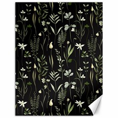 Plants Floral Art Pattern Design Canvas 12  X 16 