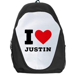 I Love Justin Backpack Bag by ilovewhateva