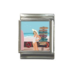 Vacation On The Ocean Italian Charm (13mm)