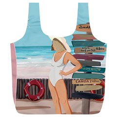 Vacation On The Ocean Full Print Recycle Bag (xl)