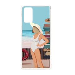 Vacation On The Ocean Samsung Galaxy Note 20 Tpu Uv Case by SychEva