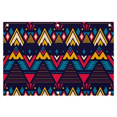 Pattern Colorful Aztec Banner And Sign 6  X 4  by Wegoenart