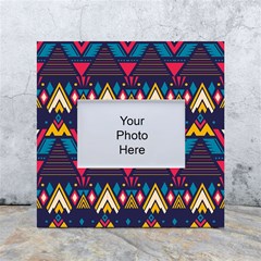 Pattern Colorful Aztec White Box Photo Frame 4  X 6  by Wegoenart