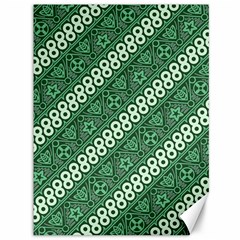 Batik-green Canvas 36  X 48  by nateshop