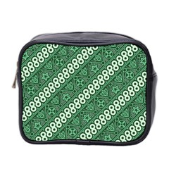 Batik-green Mini Toiletries Bag (two Sides) by nateshop