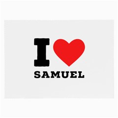 I Love Samuel Large Glasses Cloth by ilovewhateva