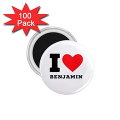 I Love Benjamin 1 75  Magnets (100 Pack)  by ilovewhateva